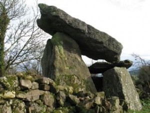 Kilmogue: Below is the portal tomb I visited and it felt magical to be in its presence.