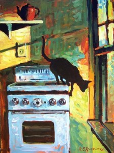cat-off-stove